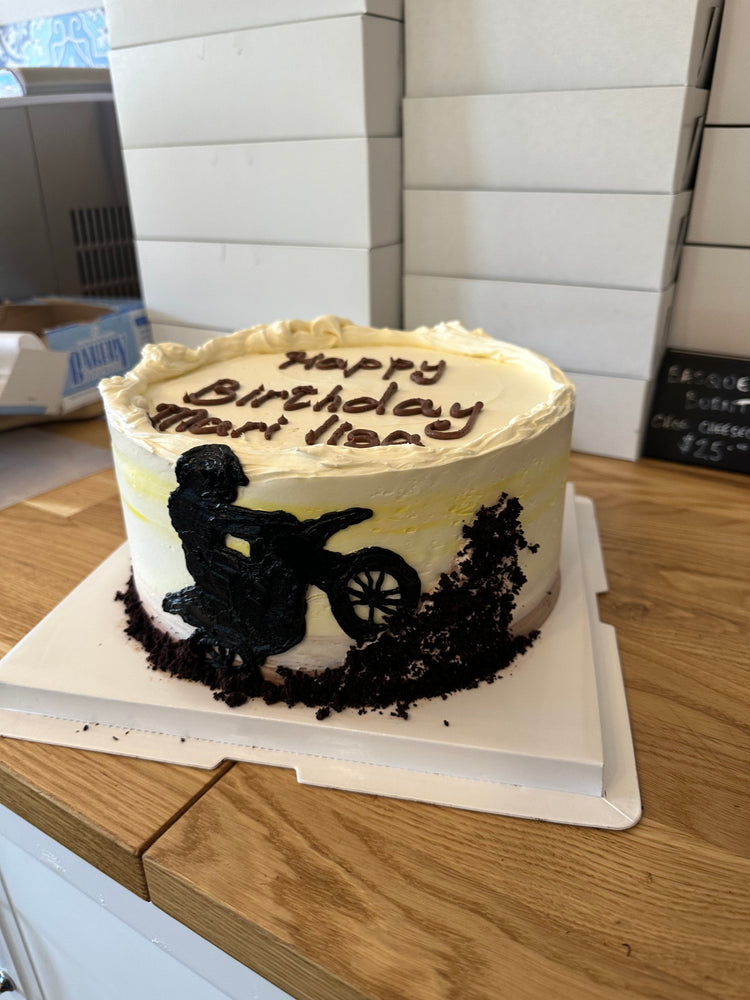 
                  
                    Load image into Gallery viewer, Motorcycle Birthday Bake
                  
                