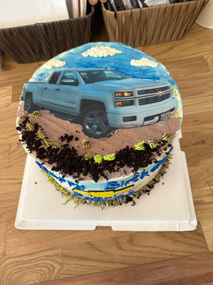 
                  
                    Load image into Gallery viewer, Chevrolet Birthday Cake
                  
                