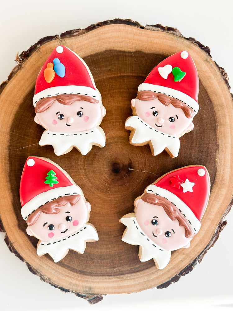 
                  
                    Load image into Gallery viewer, Christmass decorated cookies variety - elf
                  
                