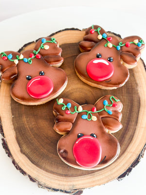 
                  
                    Load image into Gallery viewer, Christmass decorated cookies variety - raindeer
                  
                