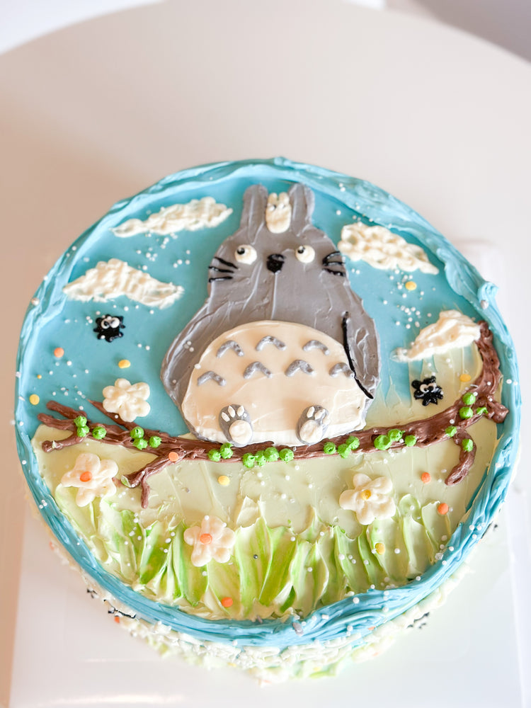
                  
                    Load image into Gallery viewer, Totoro anime themed custom decoration birthday cake
                  
                