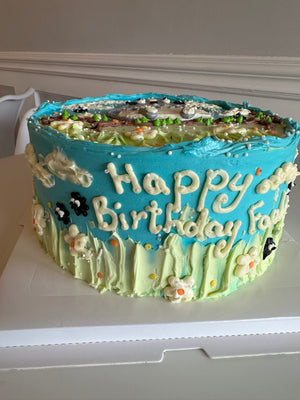 
                  
                    Load image into Gallery viewer, Custom design buttercream birthday cake
                  
                