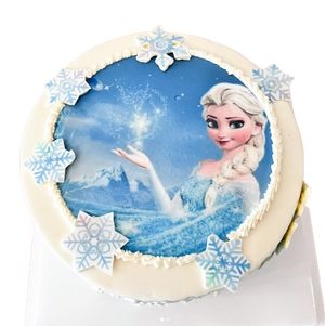 
                  
                    Load image into Gallery viewer, Frozen cake, printed edible image and buttercream
                  
                