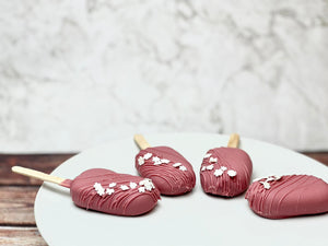 
                  
                    Load image into Gallery viewer, Ruby Chocolate- Vanilla Cake - Cakesicles
                  
                