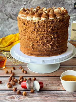 
                  
                    Load image into Gallery viewer, Honey Tiramisu - Caramelized Nuts Cake
                  
                