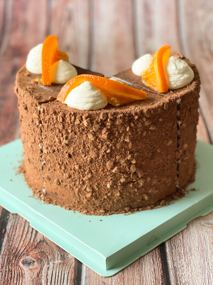 Honey Orange- Dark Chocolate Cake